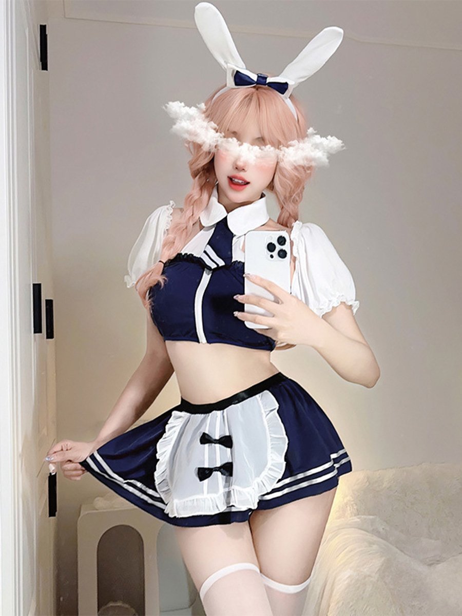 Sexy Bunny Maid Top and Skirt Set – YOMORIO