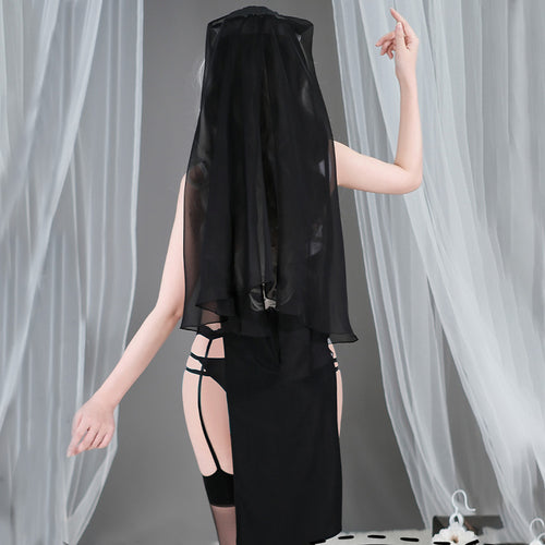 Lingerie Costume Nun Babydoll Transparent Upper ZUP401