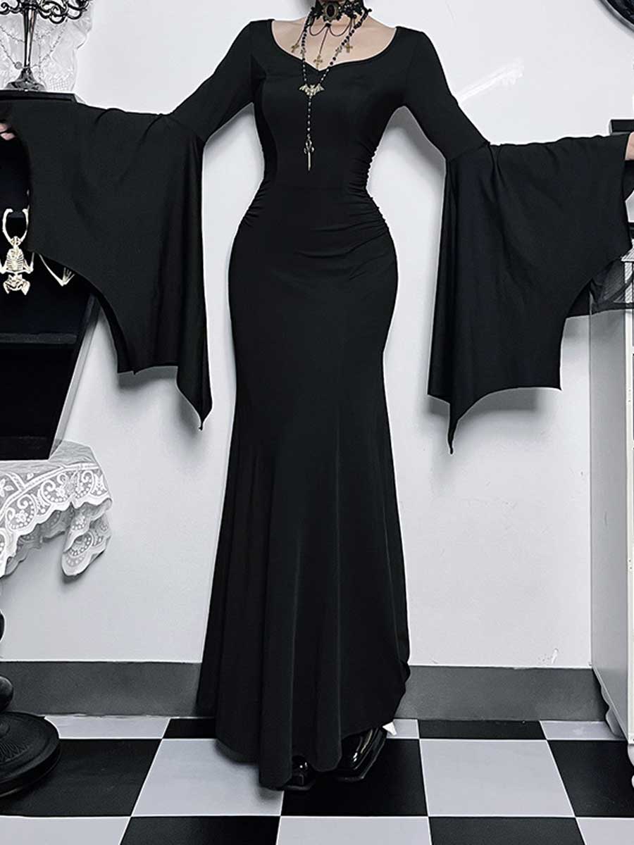 Black Witch Maxi Dress – YOMORIO