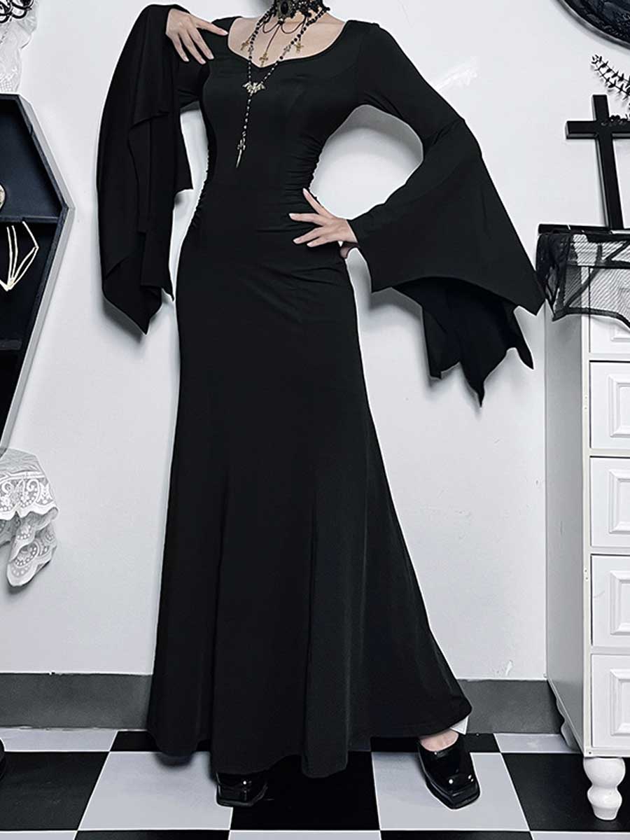 Black Witch Maxi Dress – YOMORIO