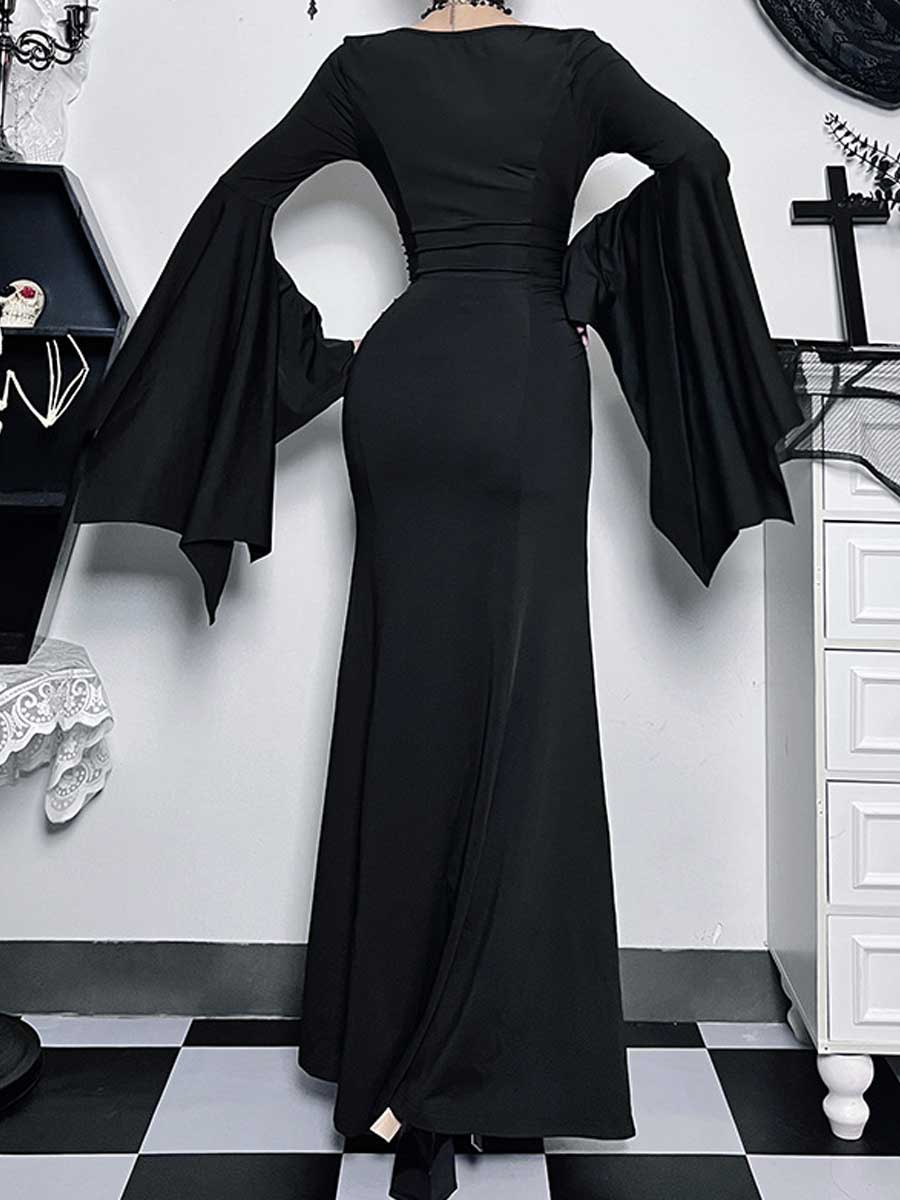 Black Witch Maxi Dress – YOMORIO
