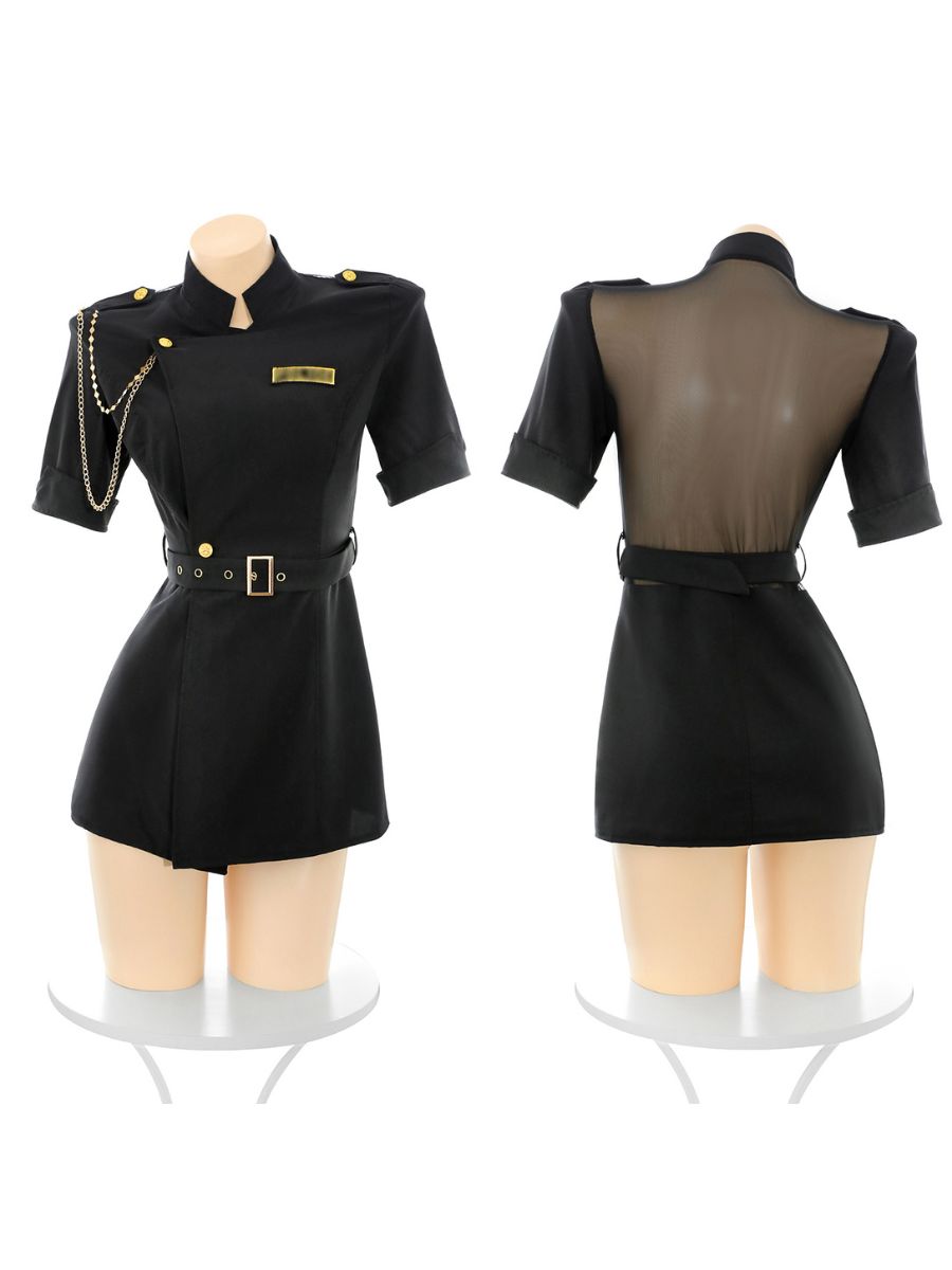 Police Officer Costume for Women Military Officer Cosplay Outfit