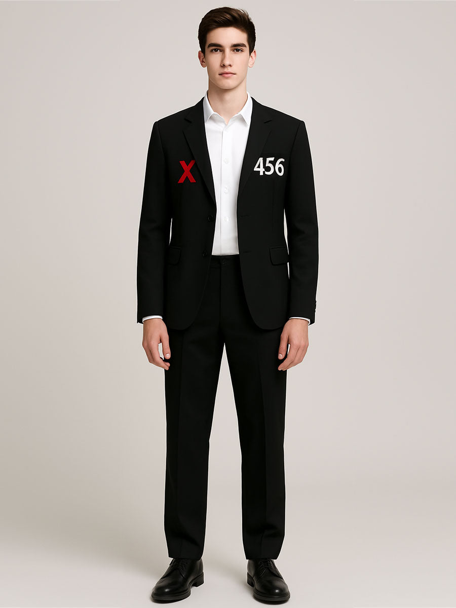Player 456 Black Suit Set