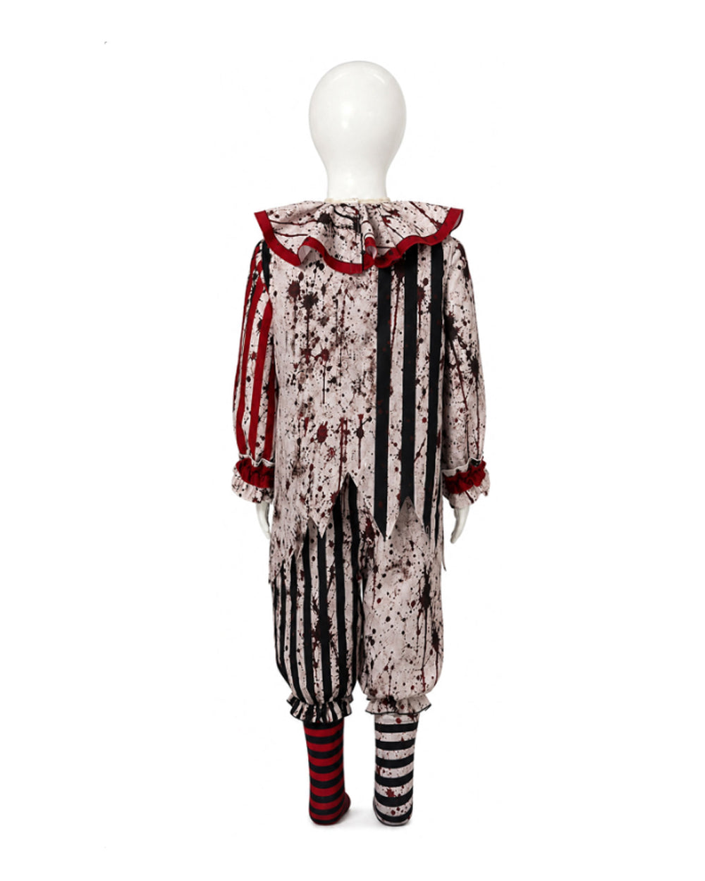 Inspired Terrifier Art the Clown Costume for Men and Boys Striped Circus Clown Outfit