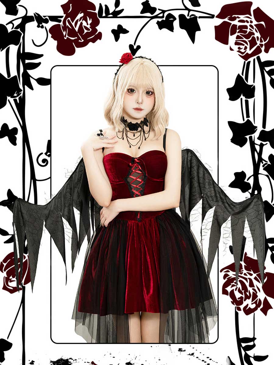 Dark Angel Outfit with Wing – YOMORIO