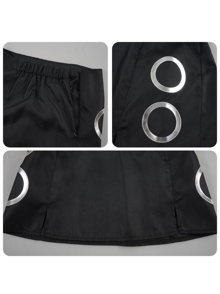 One Piece Live Action Season 2 Nami Costume Anime Straw Hat Pirate Girl Short Sleeve T Shirt and Mini Skirt Outfit