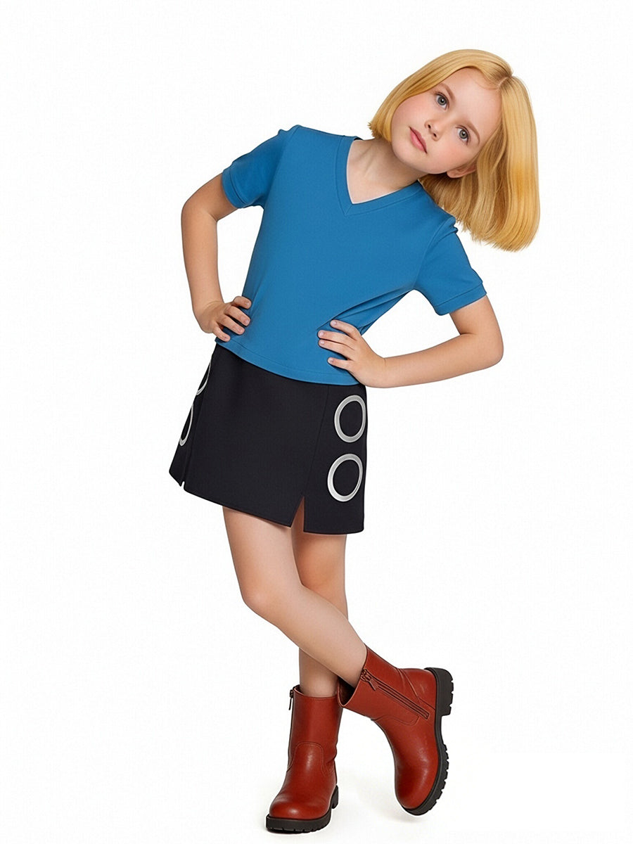 One Piece Live Action Season 2 Nami Costume Anime Straw Hat Pirate Girl Short Sleeve T Shirt and Mini Skirt Outfit