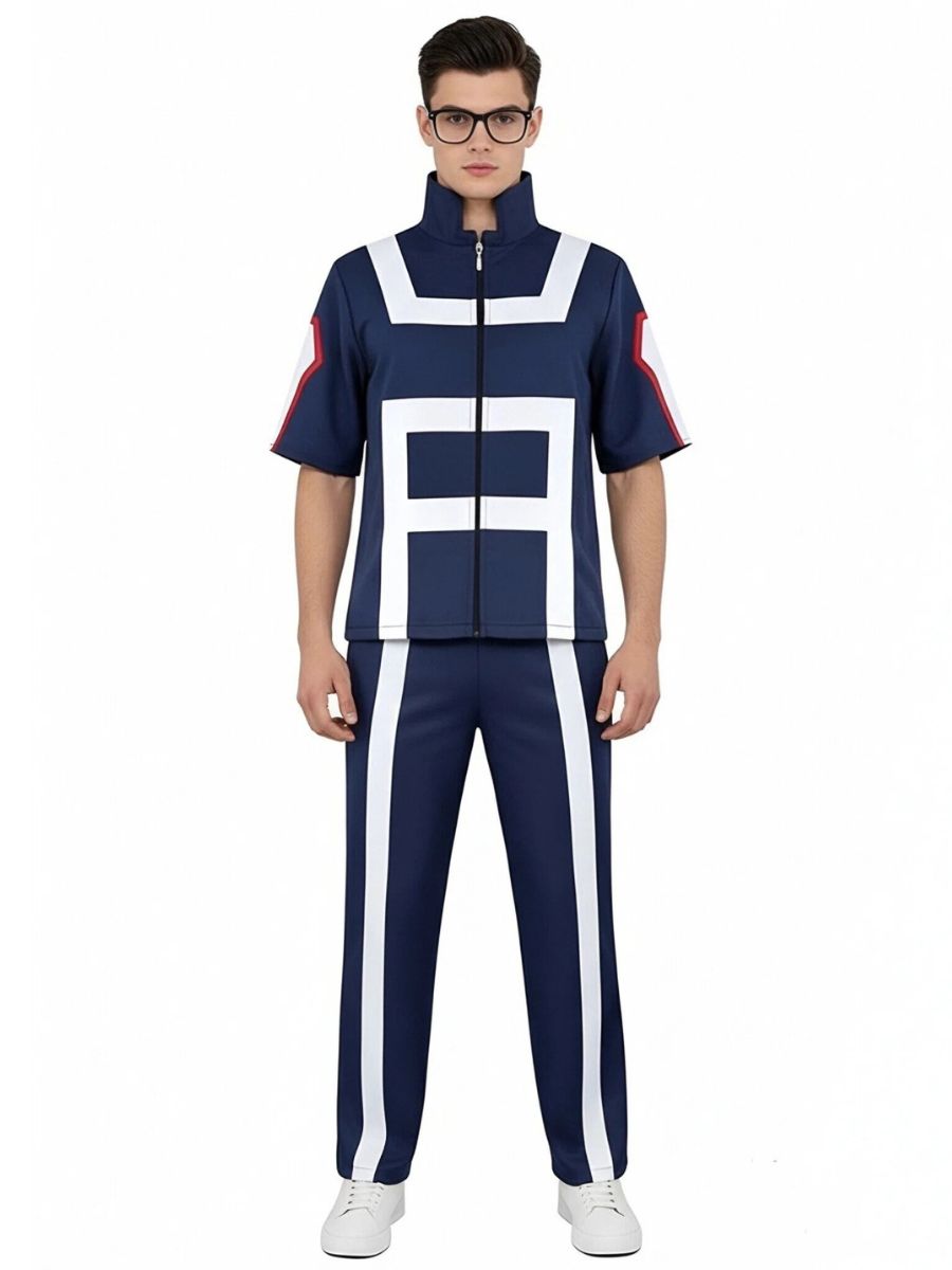 Unisex My Hero Academia Gym Suit for Adults and Kids U.A. High School Training Uniform
