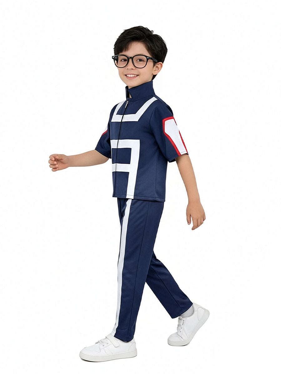 Unisex My Hero Academia Gym Suit for Adults and Kids U.A. High School Training Uniform