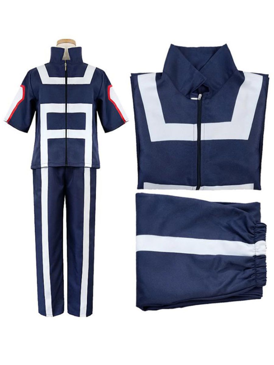 Unisex My Hero Academia Gym Suit for Adults and Kids U.A. High School Training Uniform