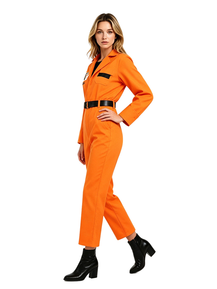 Neverness To Everness Costume Anime Unisex Orange Prison Jumpsuit 