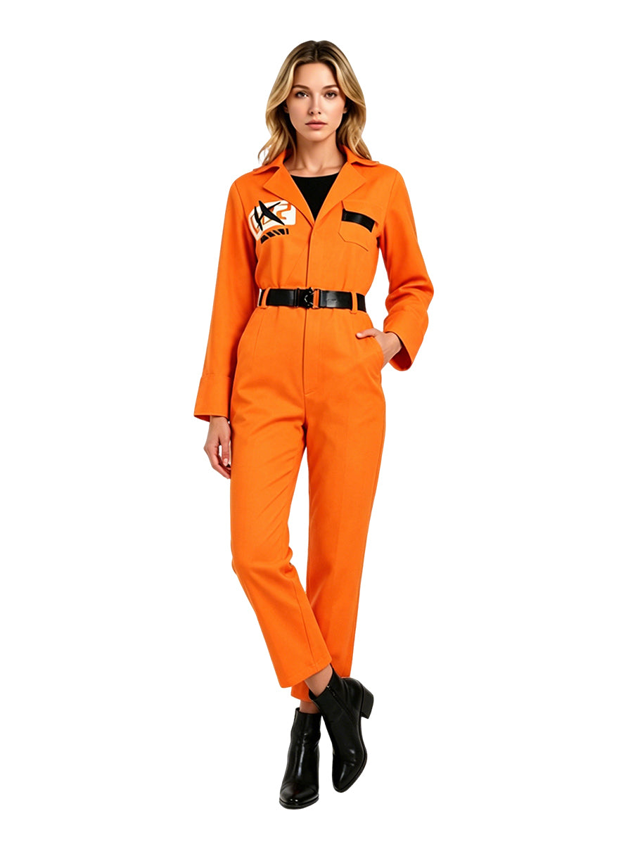 Neverness To Everness Costume Anime Unisex Orange Prison Jumpsuit 