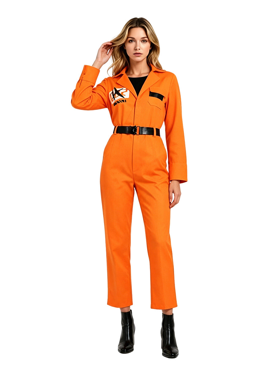 Neverness To Everness Costume Anime Unisex Orange Prison Jumpsuit 