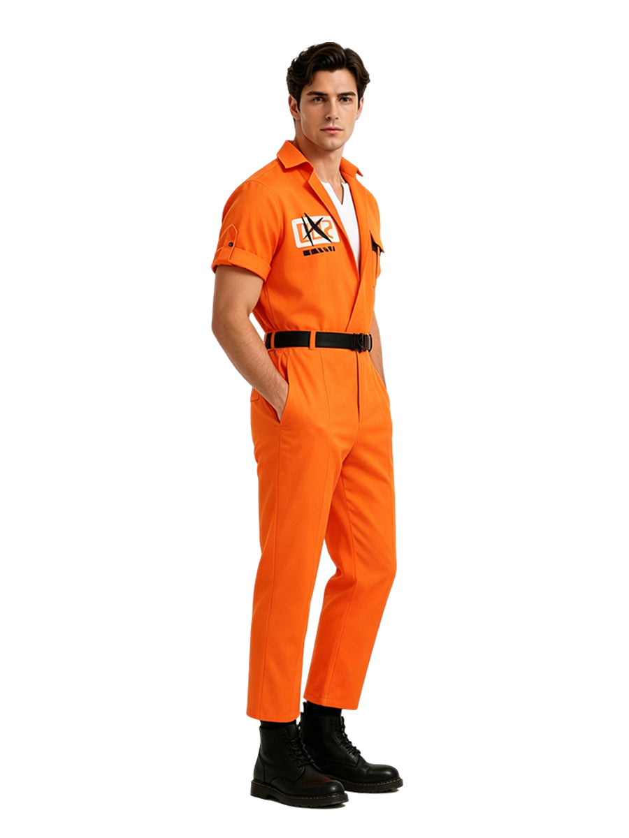Neverness To Everness Costume Anime Unisex Orange Prison Jumpsuit 
