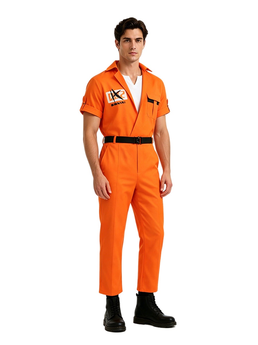 Neverness To Everness Costume Anime Unisex Orange Prison Jumpsuit 