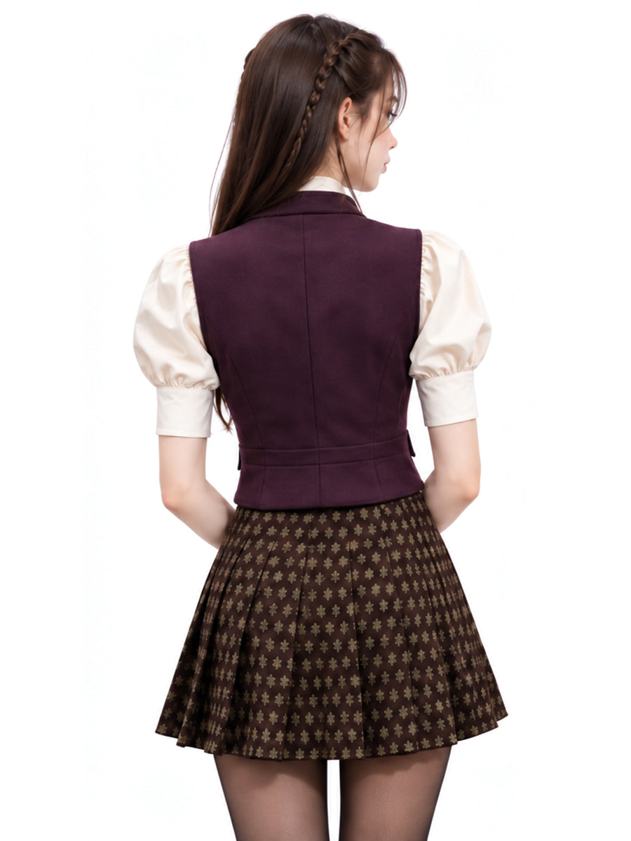 Vampirina Teenage Vampire Costume Vintage Academy School Uniform Cosplay Outfit