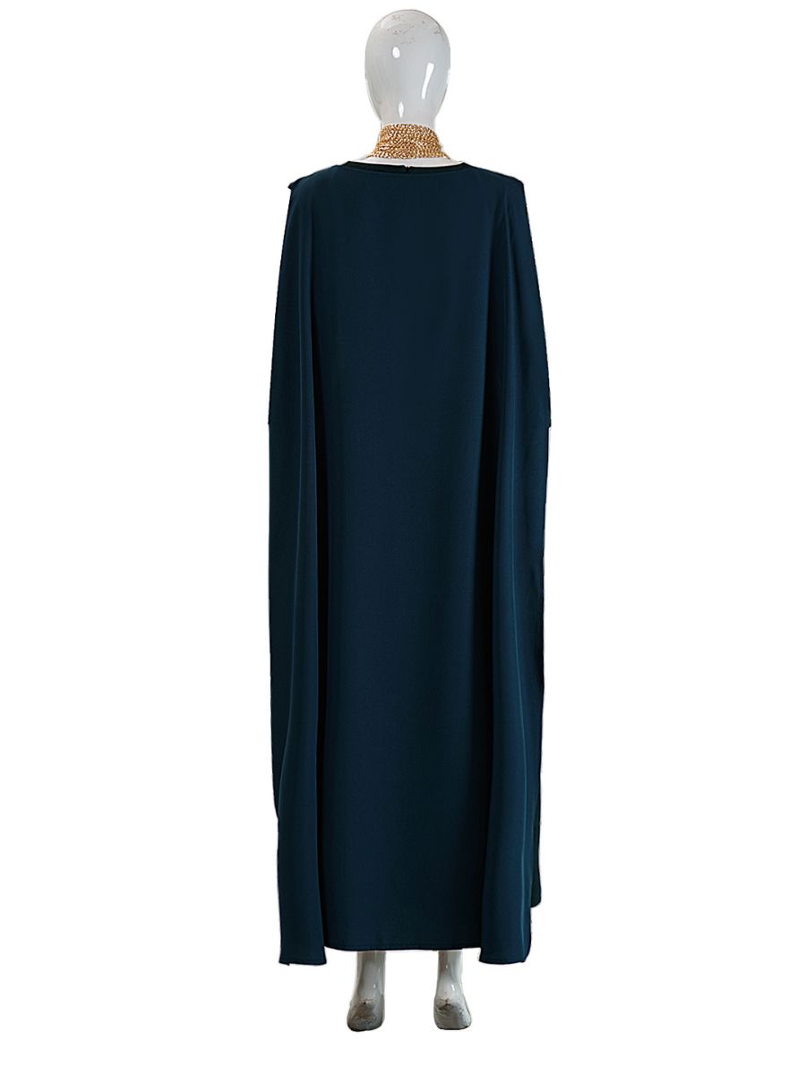 The Odyssey Penelope Costume Retro Dark Green Velvet Renaissance Dress