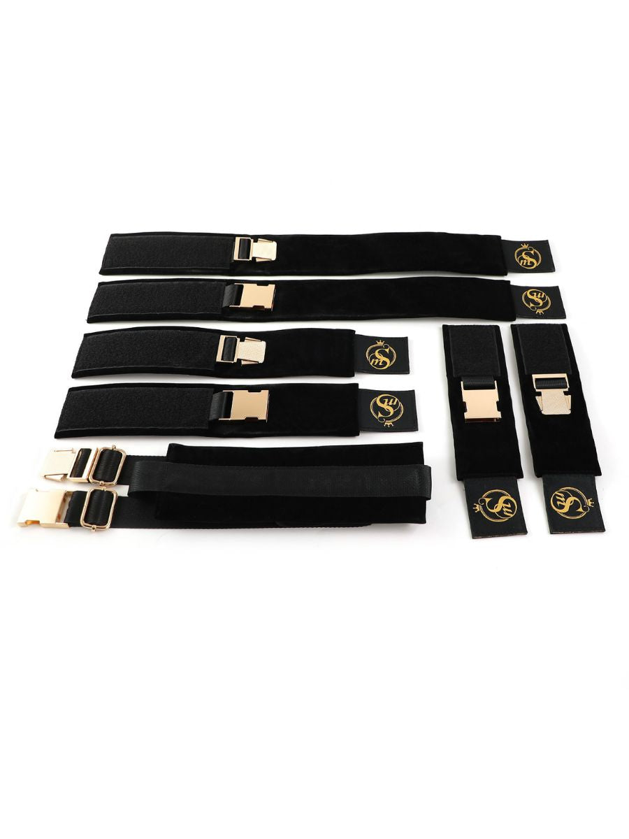 Velvet Strappy Body Harness Set