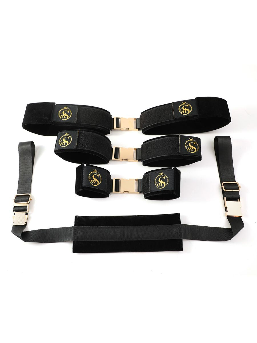 Velvet Strappy Body Harness Set