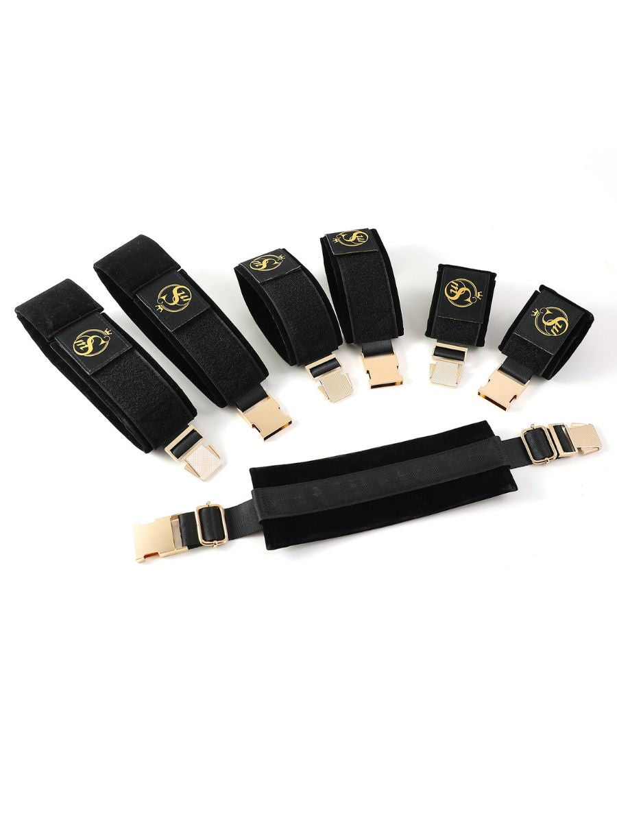 Velvet Strappy Body Harness Set