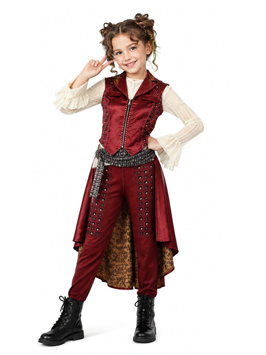 Descendants 5 Hazel Hook Costume Descendants Wicked Wonderland Pirate Cosplay Outfit