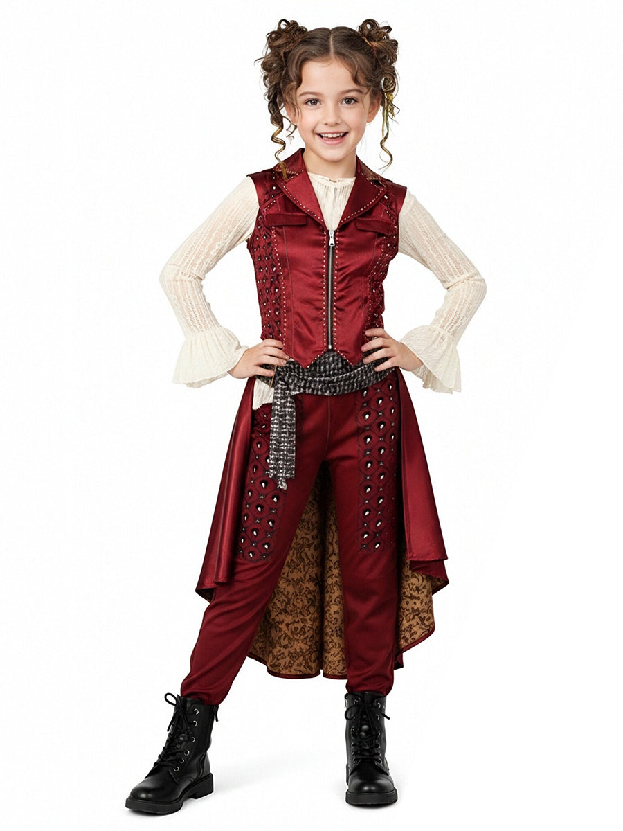 Descendants 5 Hazel Hook Costume Descendants Wicked Wonderland Pirate Cosplay Outfit