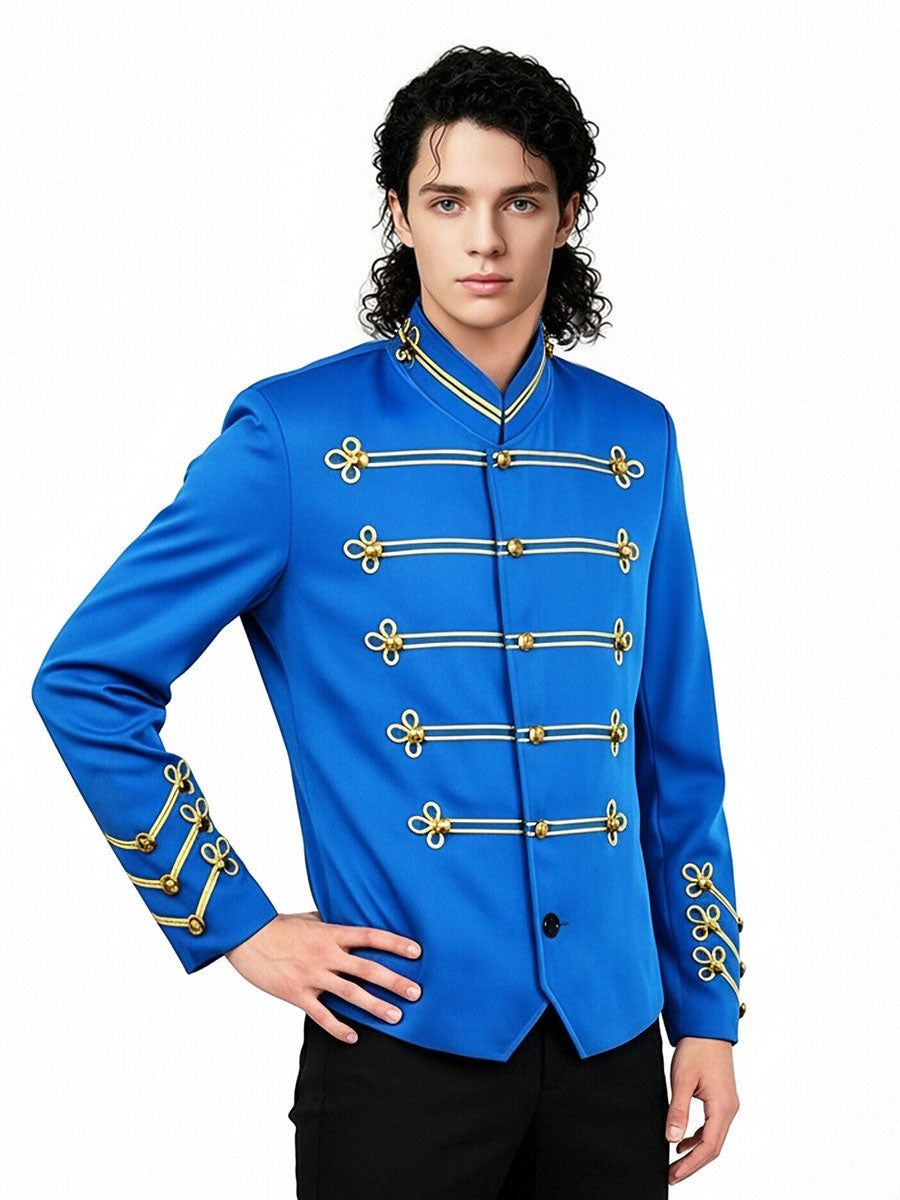 Michael Jackson Style Military Jacket 90s Pop King MJ Performance Costume