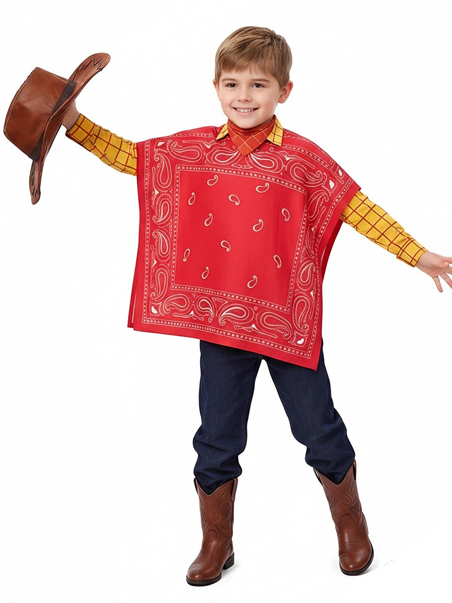 Toy Story 5 Woody Costume for Kids and Adult Western Cowboy Cosplay Outfit