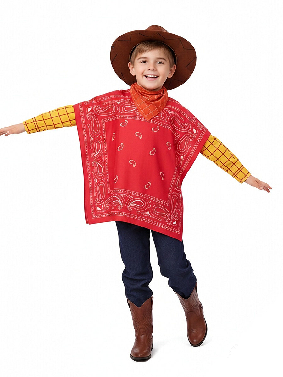 Toy Story 5 Woody Costume for Kids and Adult Western Cowboy Cosplay Outfit