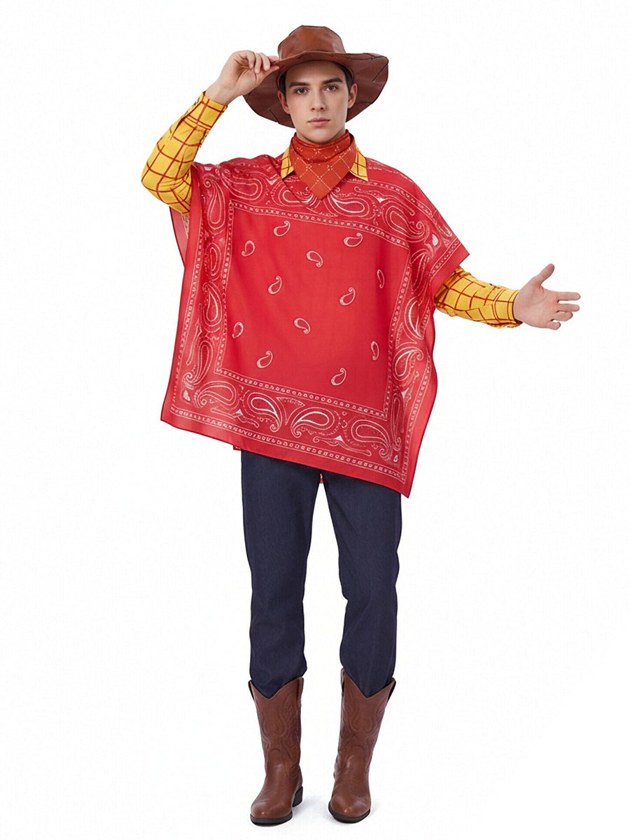 Toy Story 5 Woody Costume for Kids and Adult Western Cowboy Cosplay Outfit
