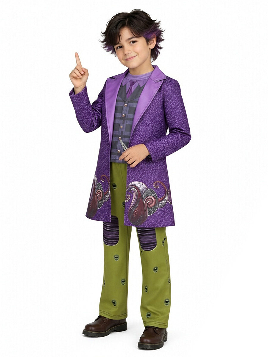 Descendants 5 Max Hatter Costume Descendants Wicked Wonderland Mad Hatter Cosplay Outfit
