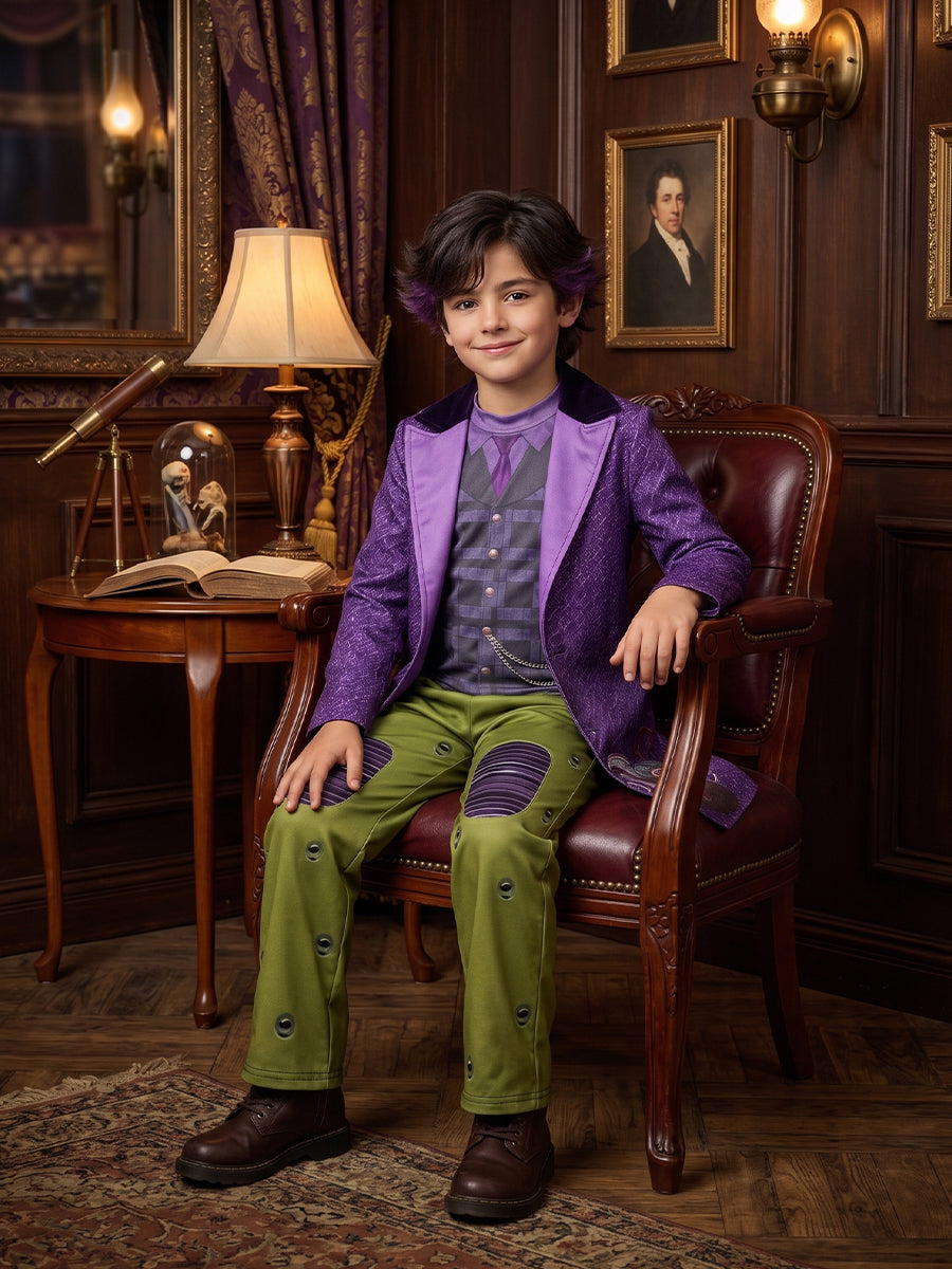 Descendants 5 Max Hatter Costume Descendants Wicked Wonderland Mad Hatter Cosplay Outfit