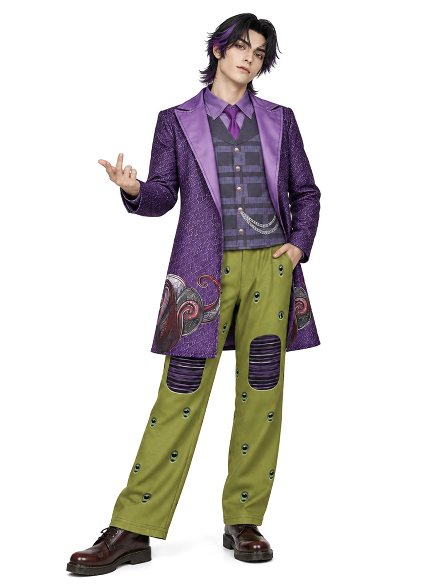 Descendants 5 Max Hatter Costume Descendants Wicked Wonderland Mad Hatter Cosplay Outfit