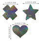Yomorio 3 Pack Black Reflective Pasties Polka Dot Nippe Covers Pasties