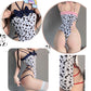 Yomorio Anime Cow Costume Kawaii Cow Print Cosplay Outfit High Cut Onepiece Bodysuit