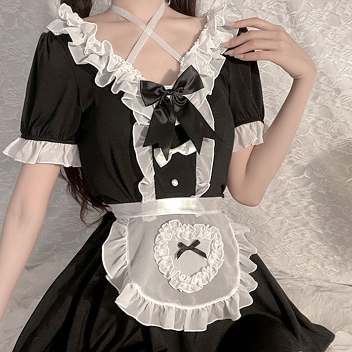 Yomorio Anime Maid Cosplay Lingerie Japanese Lolita Dress Costume Maid ...