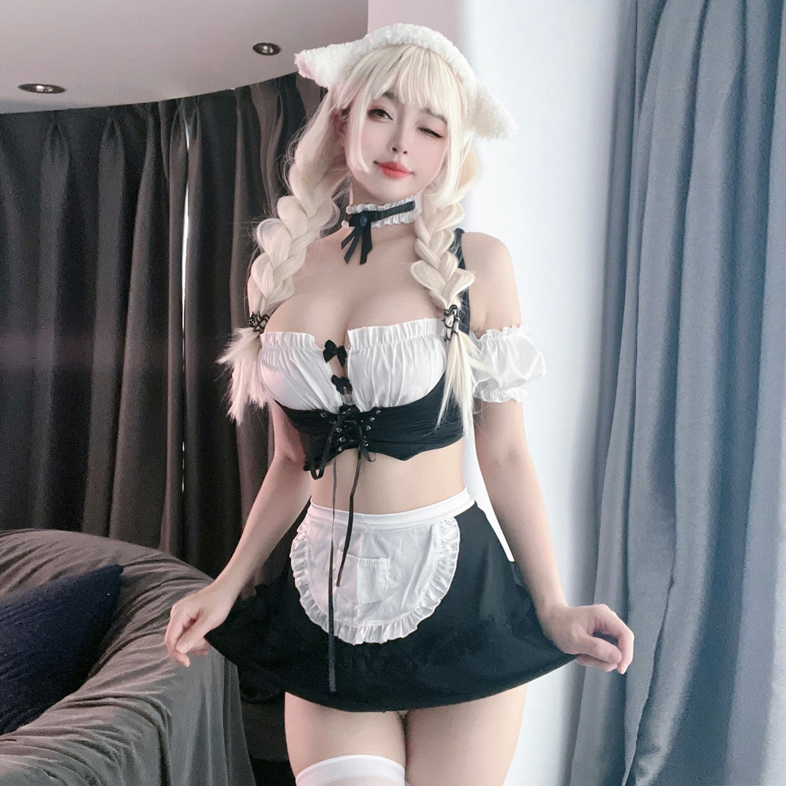 Lolita Cute Maid Uniform Kawaii Anime Bikini Set Sexy Anime Cosplay  Costumes Outfit for Woman Bikini Sailor School Girl Dress  Wish
