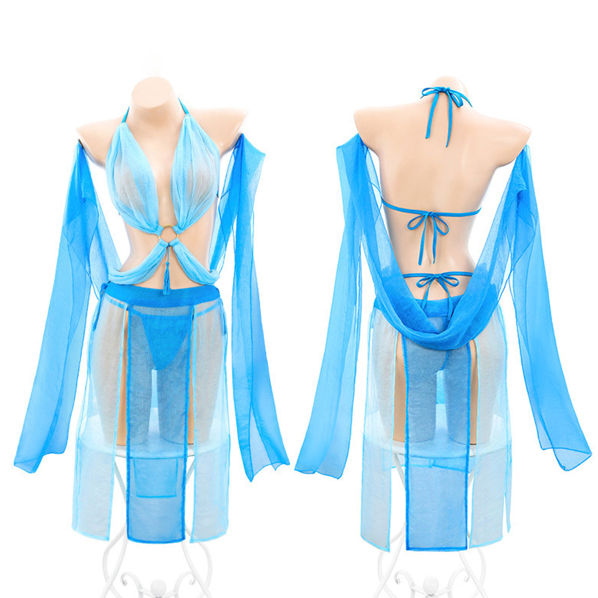 Yomorio Chinese Style Lingerie Set Arabian Erotic Cosplay Outfit Sexy Princess Fancy Dress