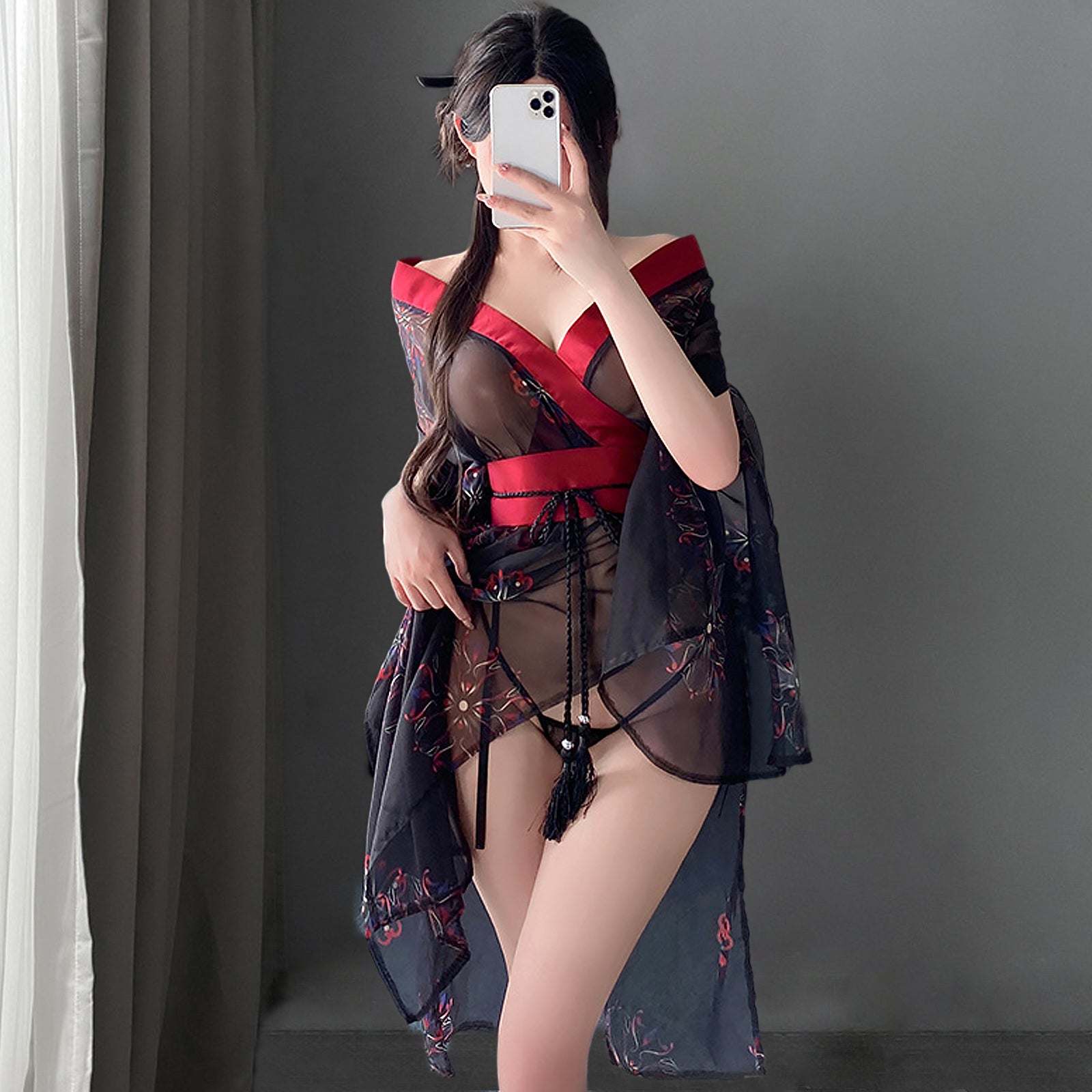 Yomorio Sexy Japanese Kimono Lingerie YOMORIO Yomorio Sexy Japanese Kimono Lingerie YOMORIO