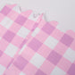 Margot Robbie Costume Pink Gingham Barbiecore Cosplay Outfits Beach Mini Dress with Accessories