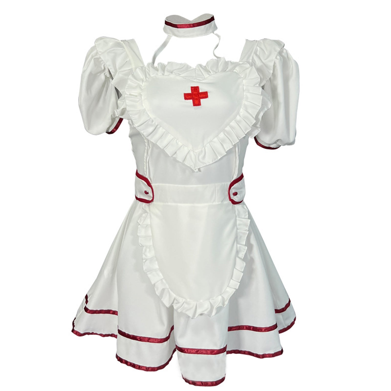 Yomorio Sexy Nurse Outfit Adult Hospital Nurse Cosplay Costume White N –  YOMORIO