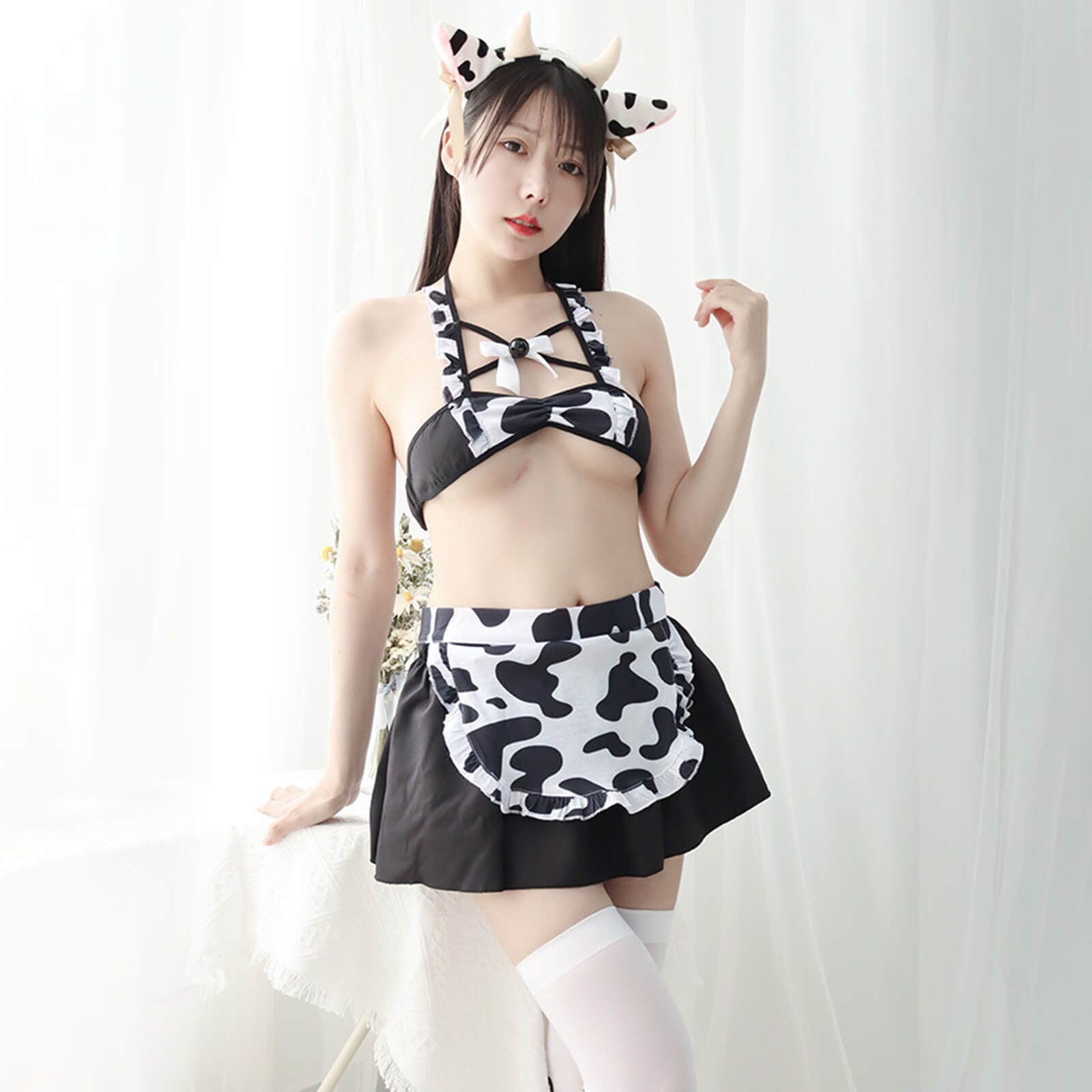 Anime Cow Bikini Lingerie Kawaii Japanese Cosplay Underwear Costume