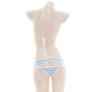 Anime Lingerie Sexy Cute Striped Micro Bikini Cosplay Bra and Panty Set