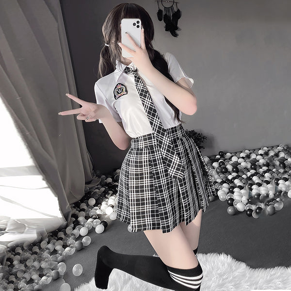 Anime School Girl Costume Japanese Schoolgirl Uniform Cosplay Lingerie 