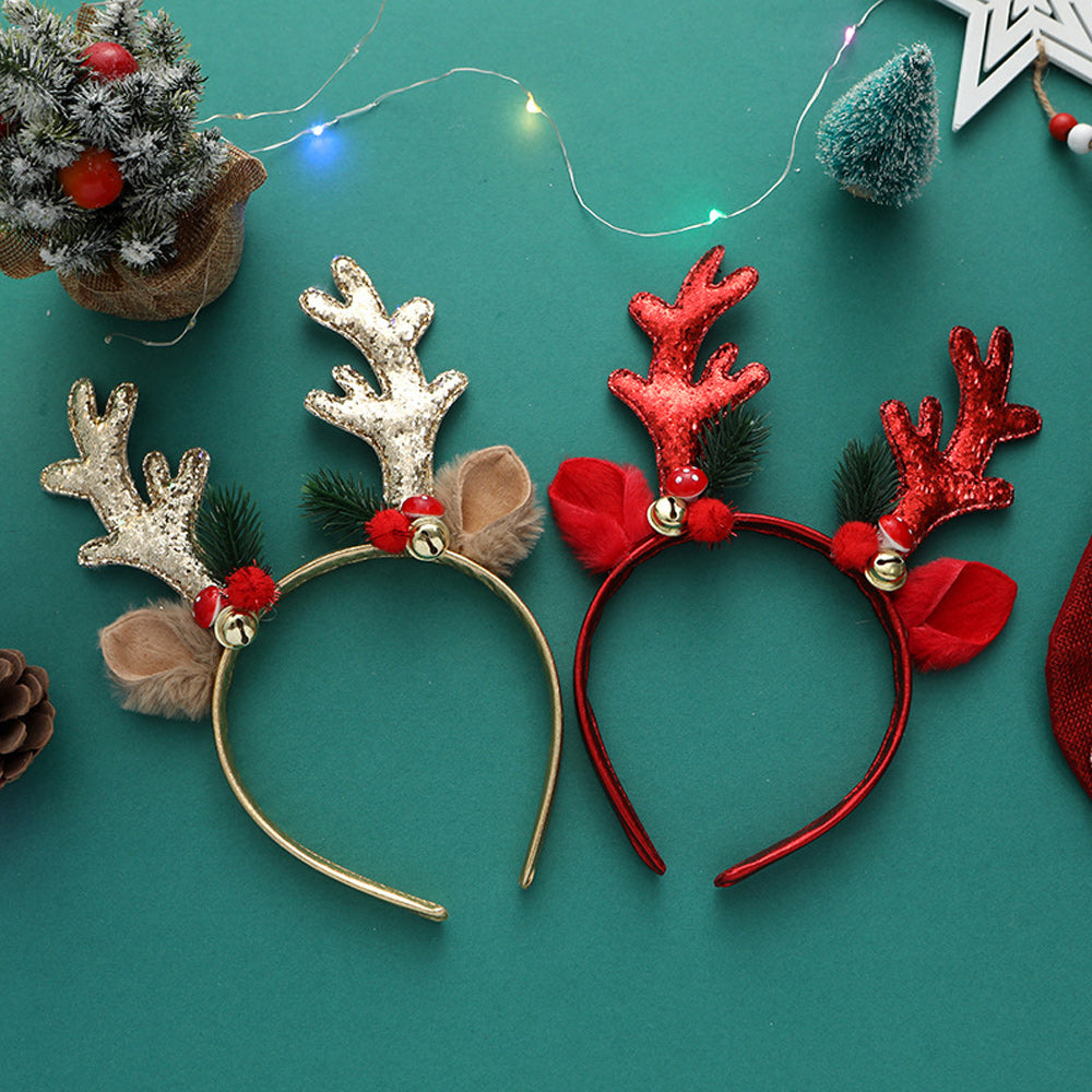 Reindeer deals antlers headband