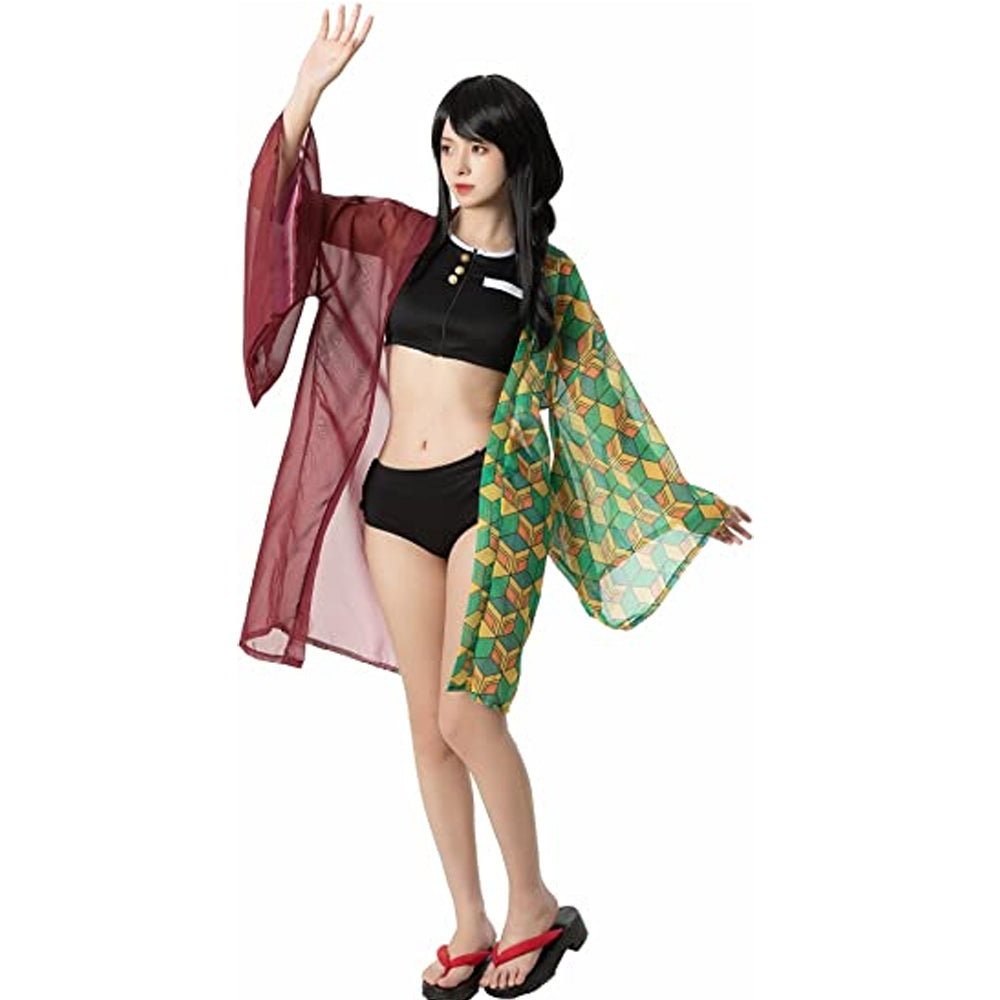 Japanese Anime Cosplay Bikini Set 3 Piece Triangle Cups Top Mini Skirt –  YOMORIO