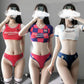 Sexy Cheerleader Costume World Cup Cosplay Outfit Schoolgirl Uniform Football Cheerleading Roleplay Lingerie