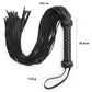 Faux Leather Whip Horse Riding Crop Whip Cosplay Costume Accessory Leather Bull Whip