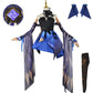 Genshin Impact Cosplay Costume Keqing Opulent Splendor Role Play Anime Outfit