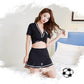 World Cup Cheerleader Costume Football Baby Cosplay Outfit School Girl Uniform Lingerie Set
